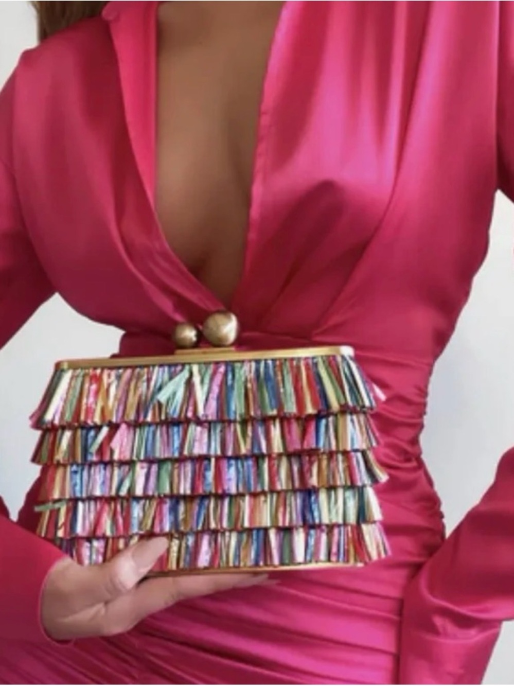 Olga Berg CARLITA CARNIVALE CLUTCH